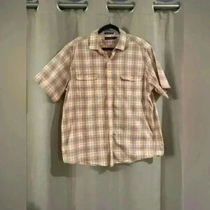 Men’s Orange Daniel Cremieux Button Down